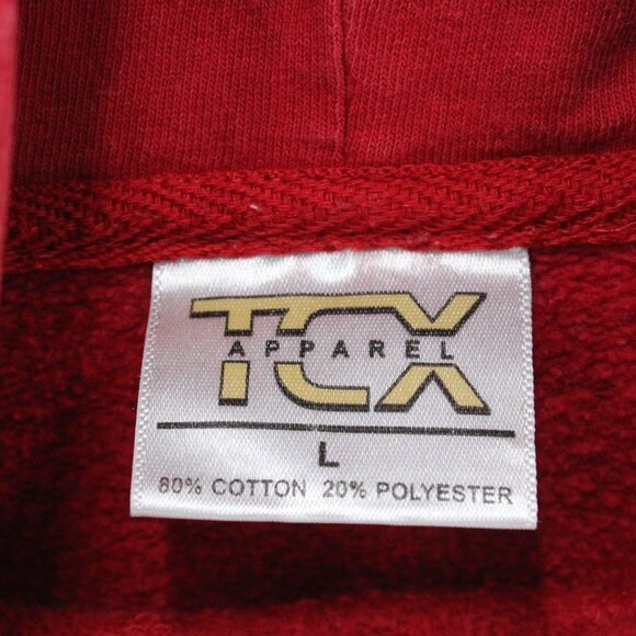 Vintage TCX Apparel x Stanford University Hoodie Sweatshirt Women Large Red Y2k - Picture 6 of 9